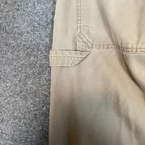 Columbia Pants‎ Mens 36 Beige Chino Cargo Carpenter Utility Chino Pants Outdoors - Picture 14 of 15